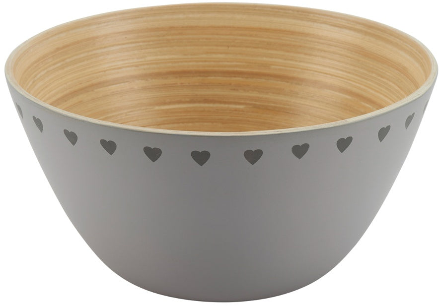 Hearts Bamboo Salad Bowl