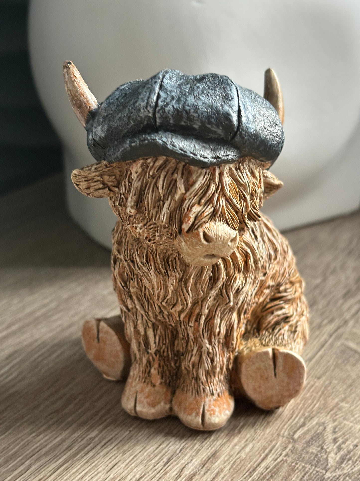 Highland Cow flat cap