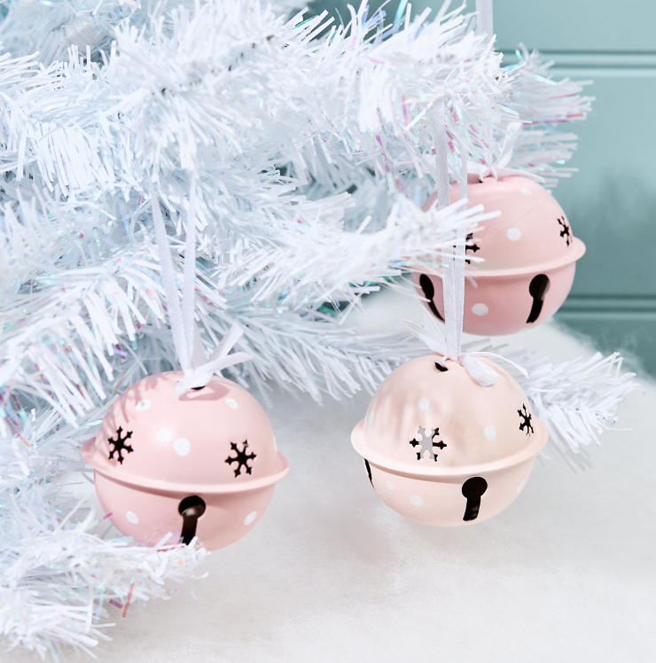 Tree Bell decs (pink) - availble in 3 shades