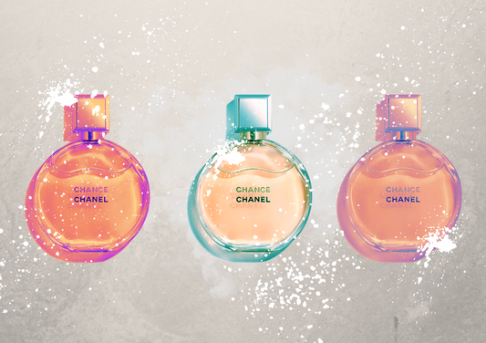 Trio Chanel perfume Artwork