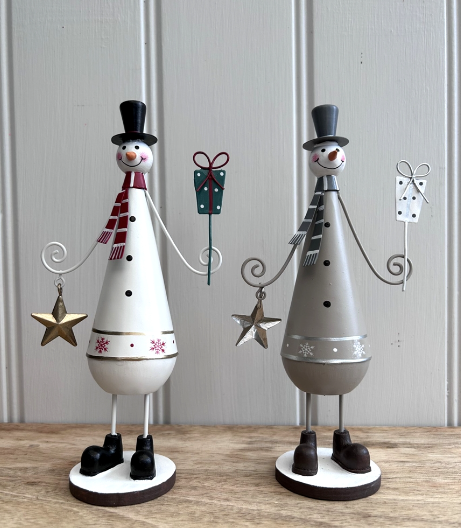 Metal Snowman - Available in two designs