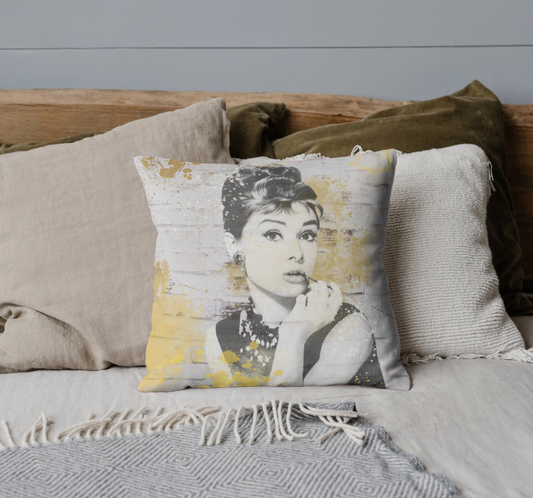 Audrey Hepburn Cushion (available in various sizes)