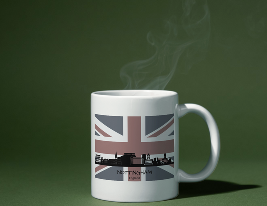 Nottingham Skyline FlagMug
