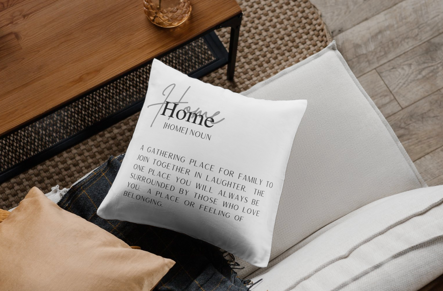 Home word art Cushion