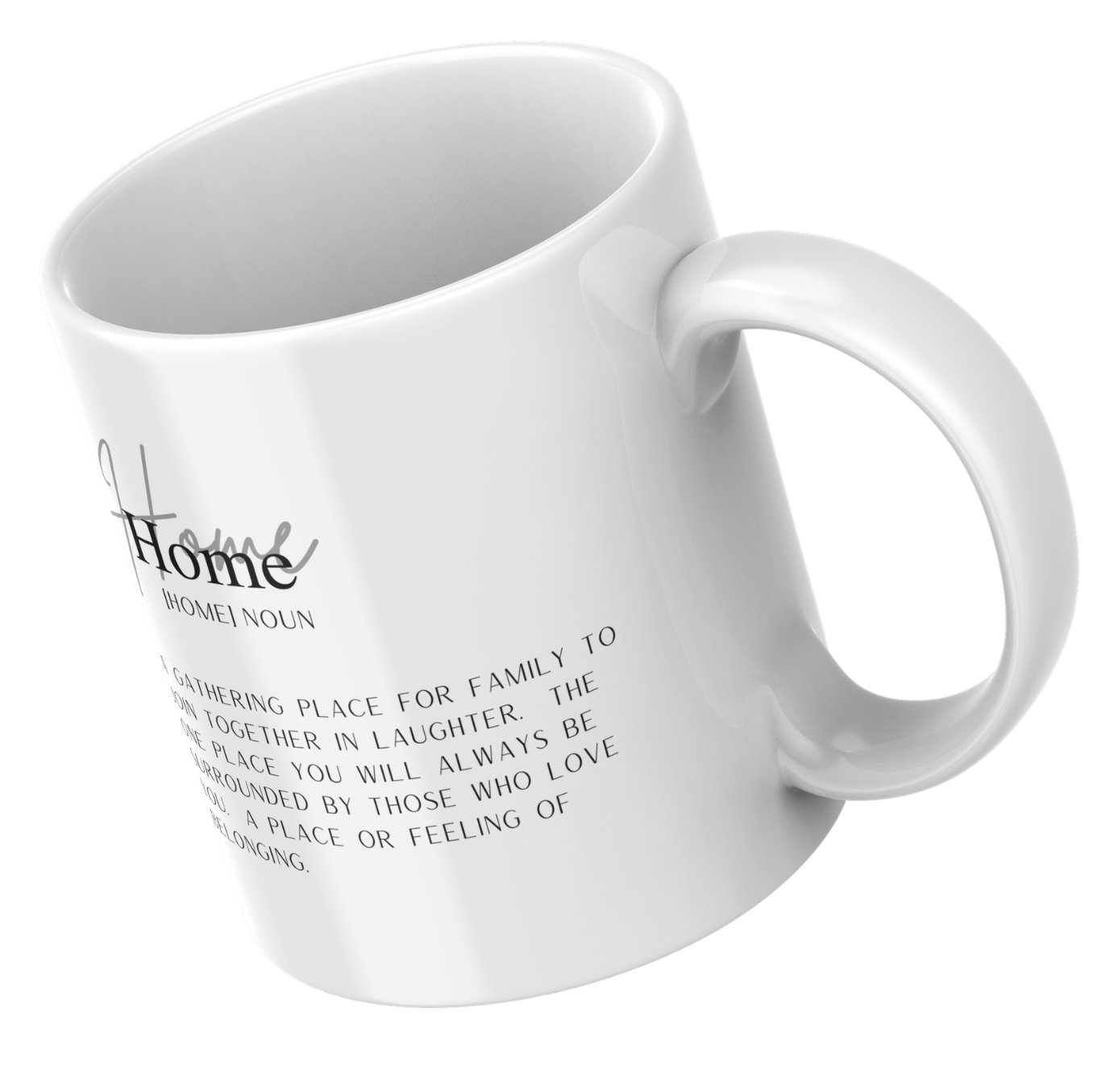 Home wordart mug
