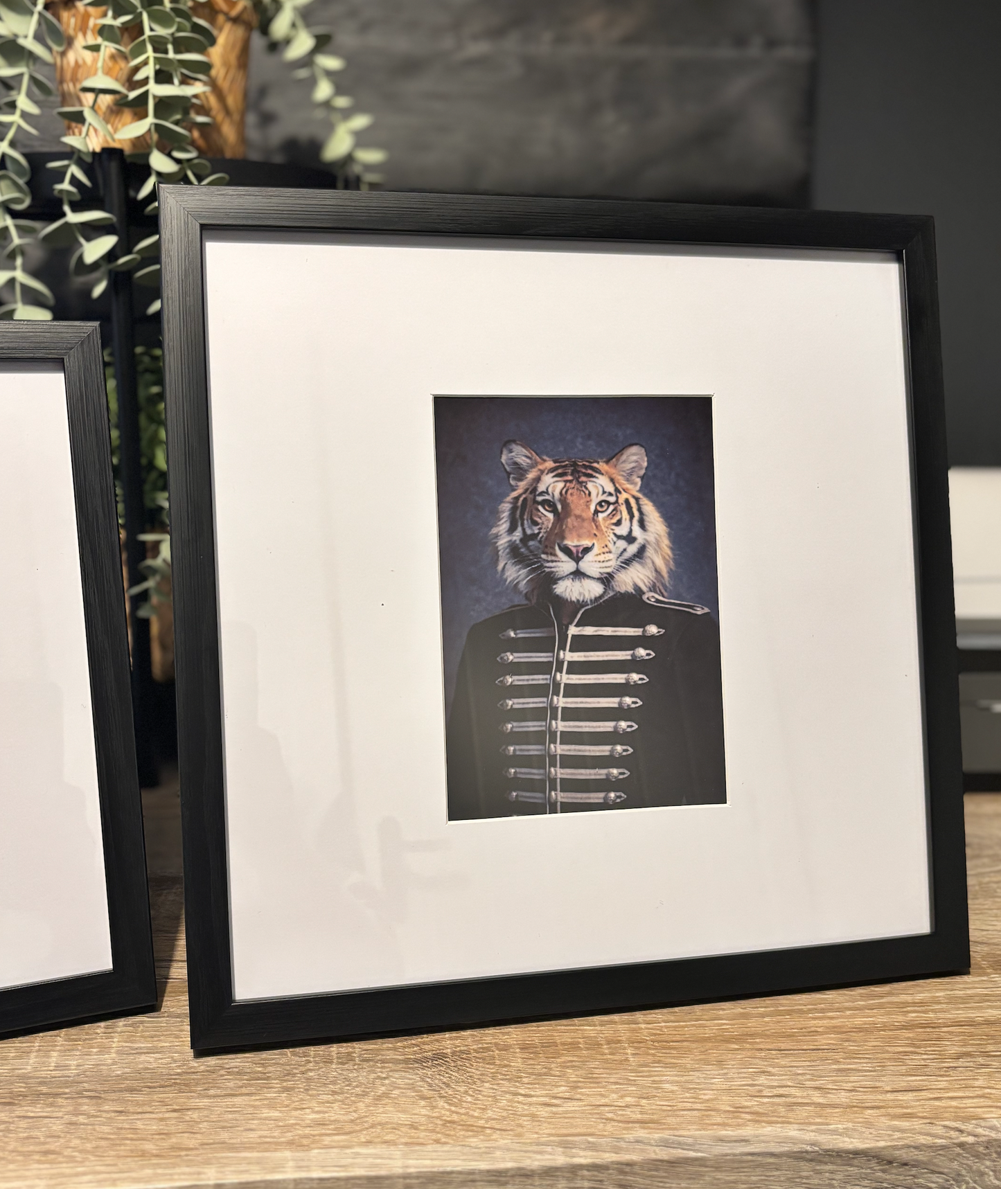 Jungle Military Tiger Framed art