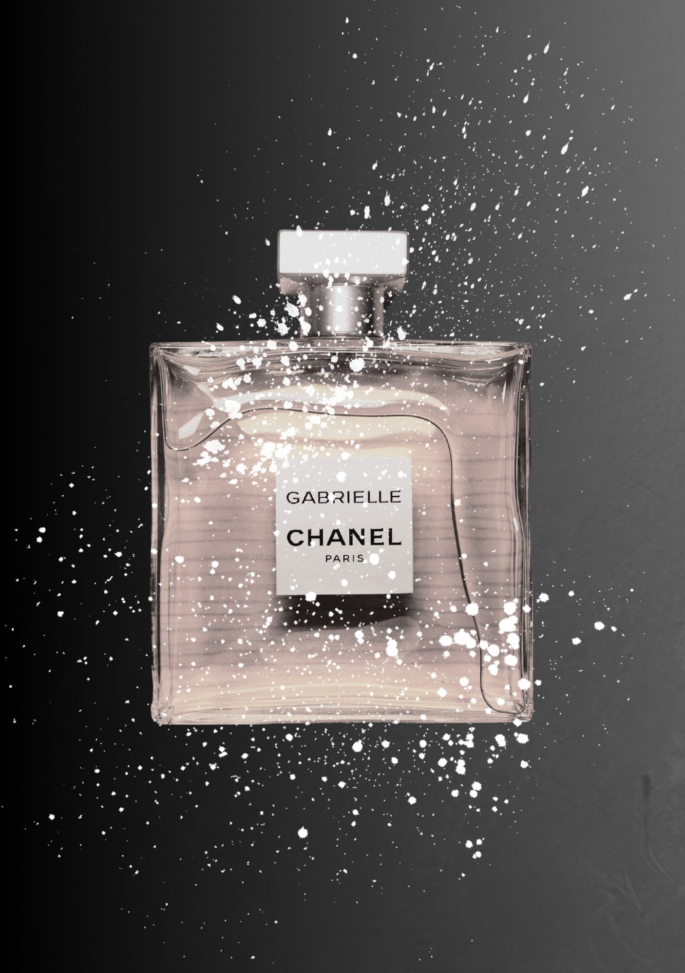 Chanel Square bottle Gradient print
