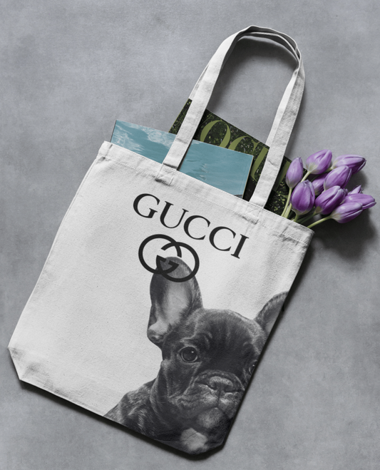Frenchie (Designer Inspired) Tote Bag