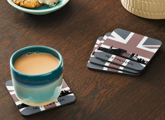 Nottingham Skyline Flag coaster