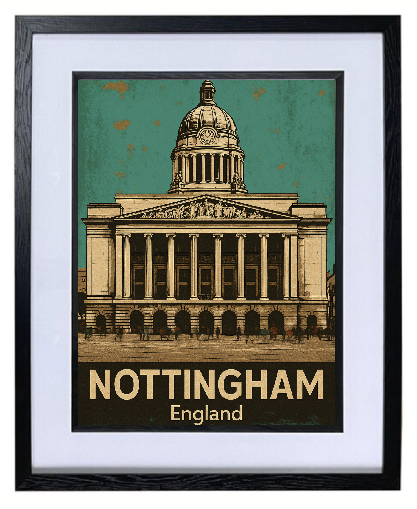 Nottingham Council House poster - available in various sizes