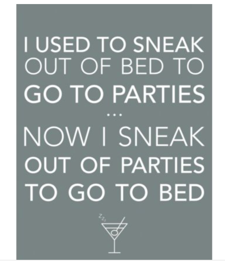 I USED TO SNEAK OUT METAL SIGN