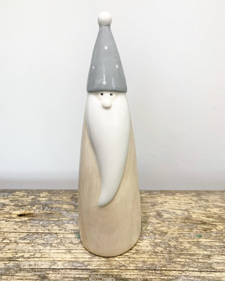 Tall Beige Ceramic Gonk - available in 2 sizes