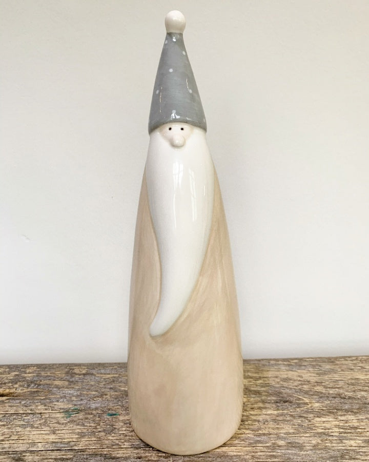 Tall Beige Ceramic Gonk - available in 2 sizes