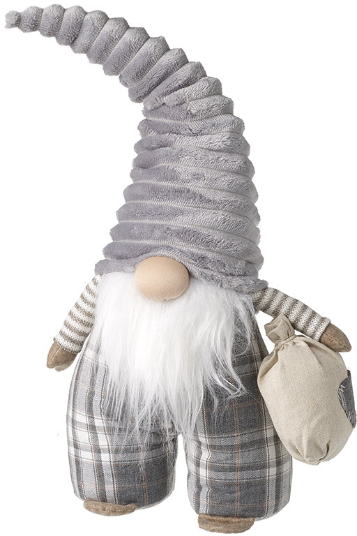 Plump standing gonk with parcel