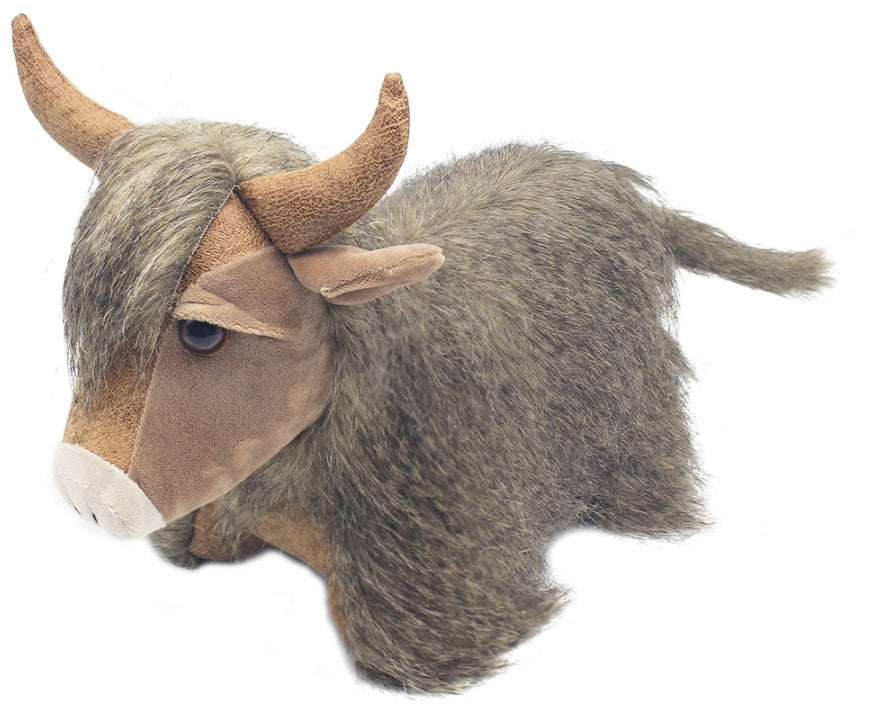 Brown highland cow doorstop