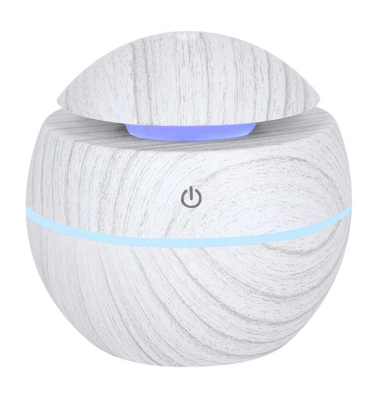 SMALL ROUND WHITE GREY GRAIN AROMA DIFFUSER