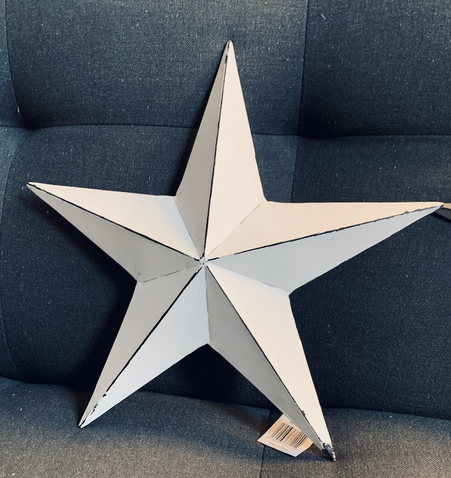 VINTAGE WHITE BARN STAR - available in various sizes (Collection only)