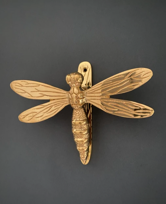 Brass Dragonfly Door Knocker