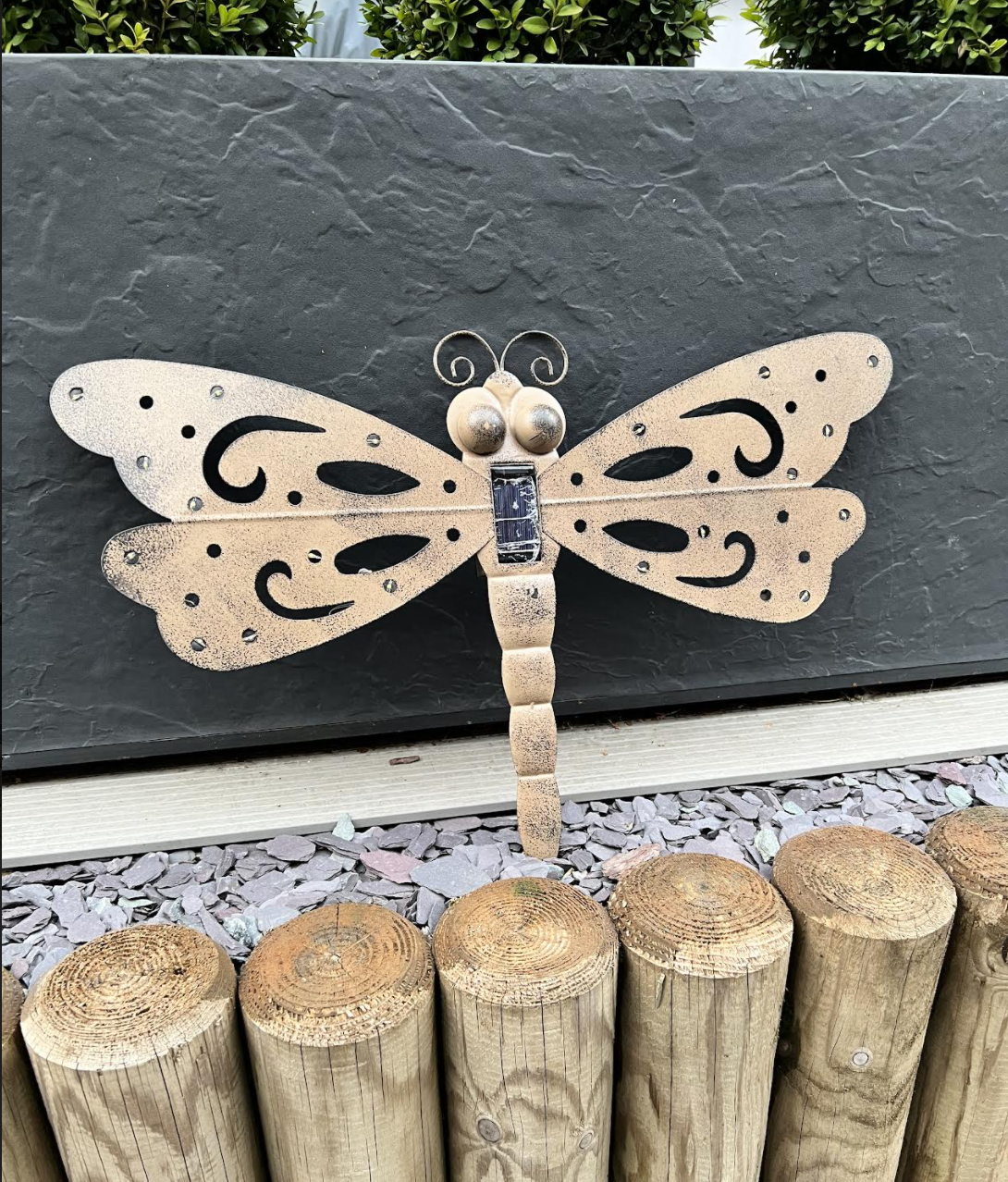 Two Assorted Solar Iron Wall-Lights - available in 2 designs