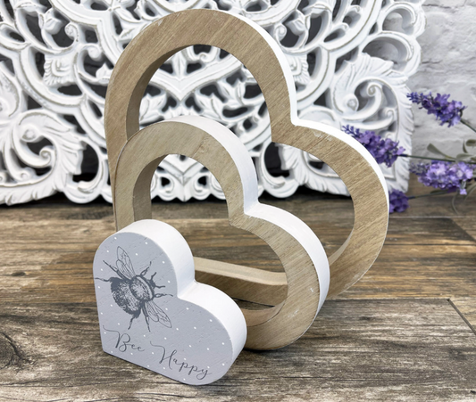 BEE SET THREE HEARTS