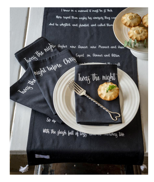 Twas The Night.... Set of 4 Napkins