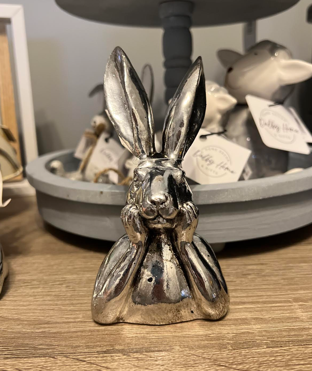 Silver Hare Bust - available in 2 designs