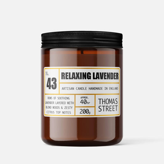 Thomas Street Relaxing Lavender Candle No 43