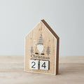 Wooden Christmas Countdown block