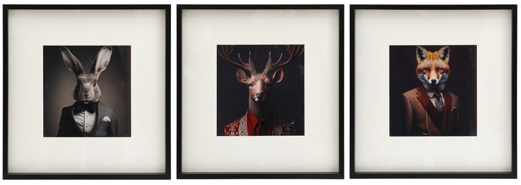 Forest Animal Head wall art - available in 3 designs