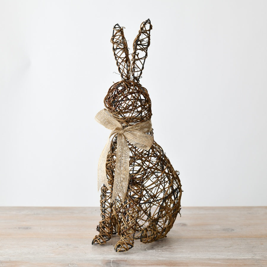 Standing Rattan Bunny