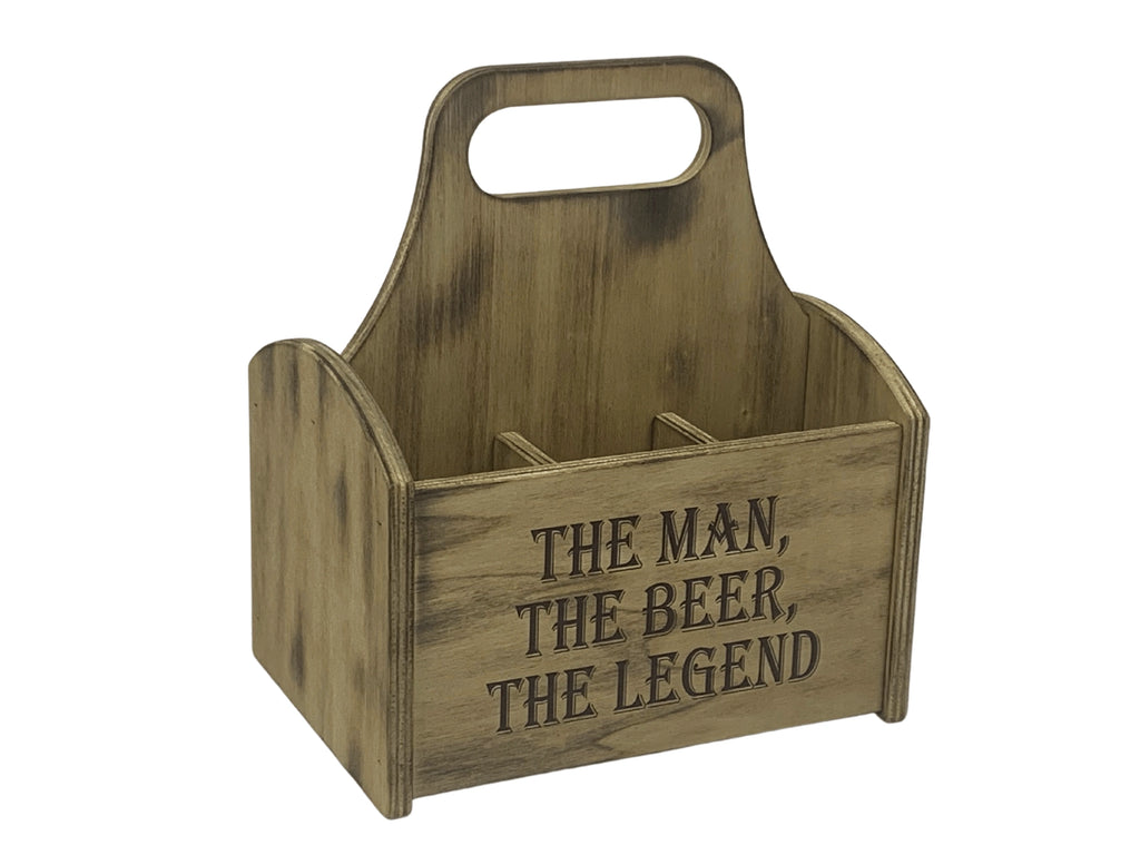 The Man, The Beer, The Legend Beer Caddy