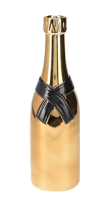 Champagne Bottle Vase