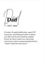 Dad (noun) print - available in various sizes