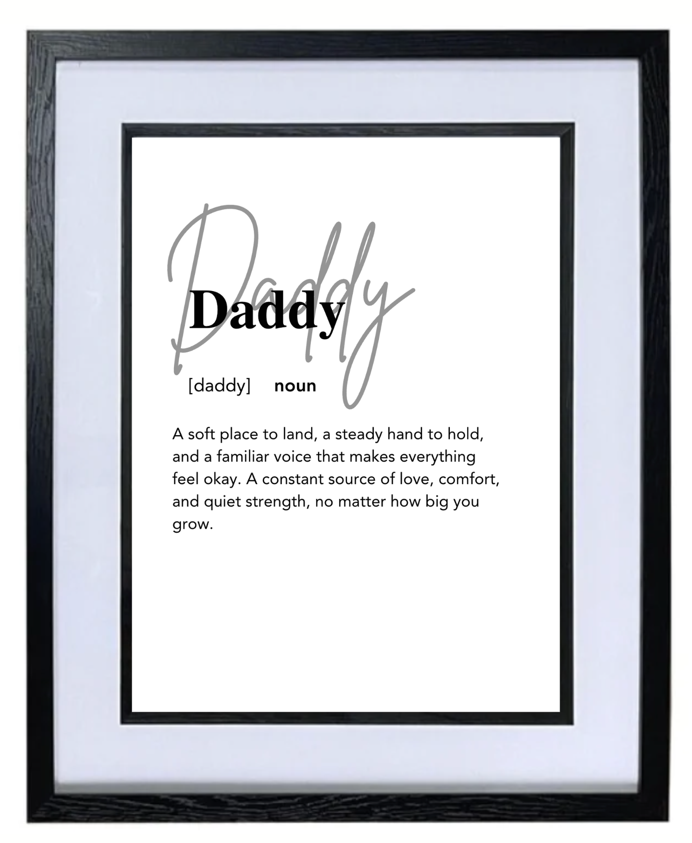 Daddy (noun) print - available in various sizes