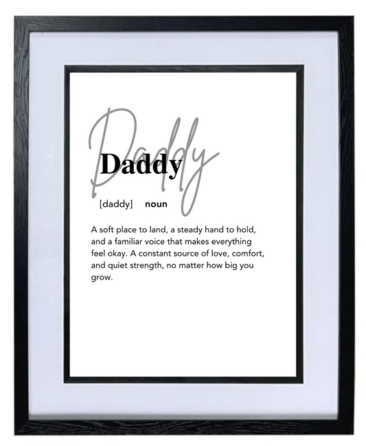 Daddy (noun) print - available in various sizes