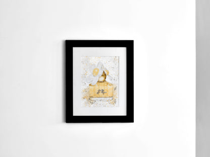 Daisy Perfume Wall Art Print - available in different sizes