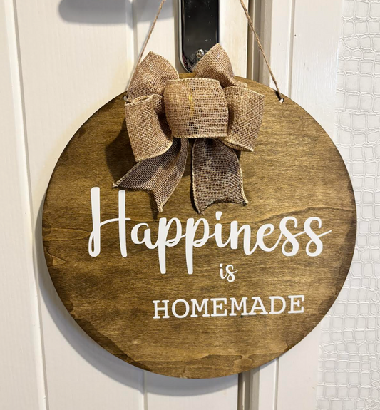 Happiness is Homemade wall sign - 30 cm