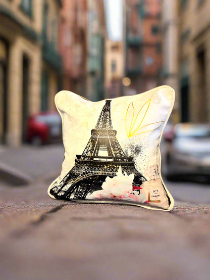 Say it with Paris throw Cushion