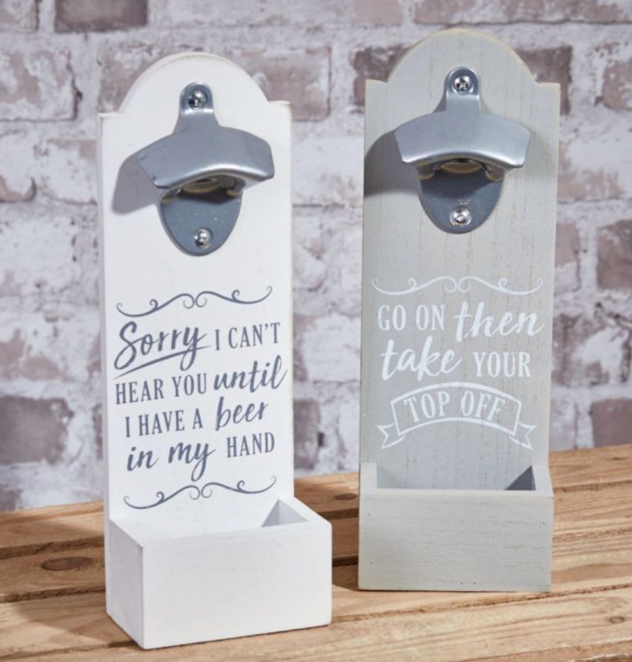Wooden Bottle Opener - available in two designs