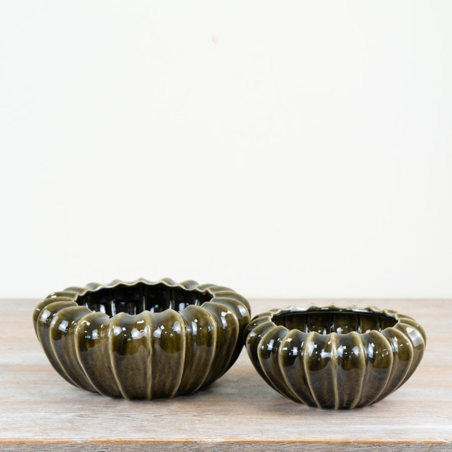 Olive Pod bowl vase (Large)