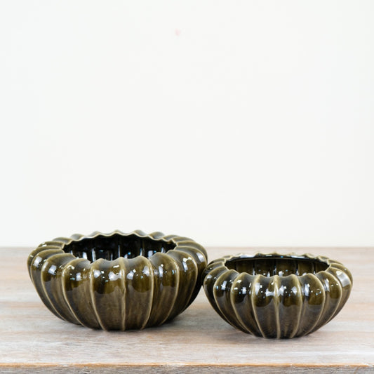 Olive Pod bowl vase (Large)