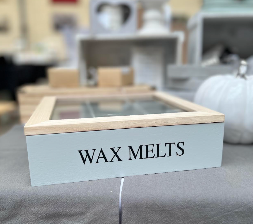 Wooden Wax Melt Storage Box