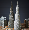Dark Sparkly Beaded cone