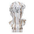 Drip Art Gold & Silver David statue
