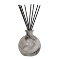Marble Effect Glass diffuser bottle & reeds - Small