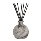Marble Effect Glass diffuser bottle & reeds - Small