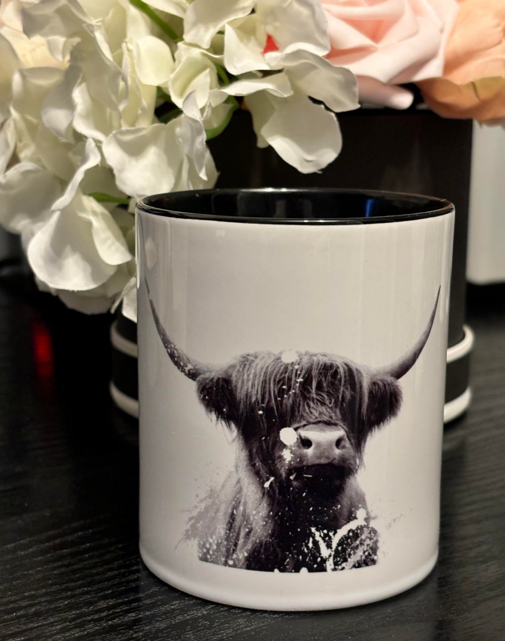 Highland Cow paint splash Mug