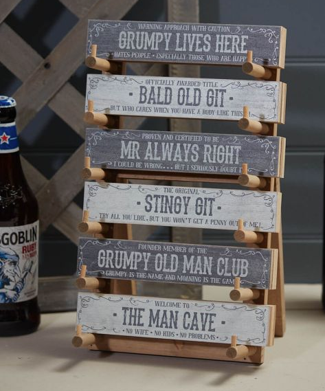GRUMPY MAN TABLETOP - Available in carious designs