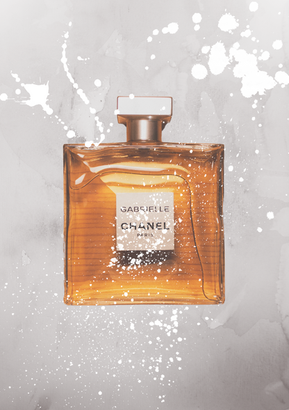 Chanel Square bottle perfume Artwork