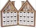 Wooden House Advent LED